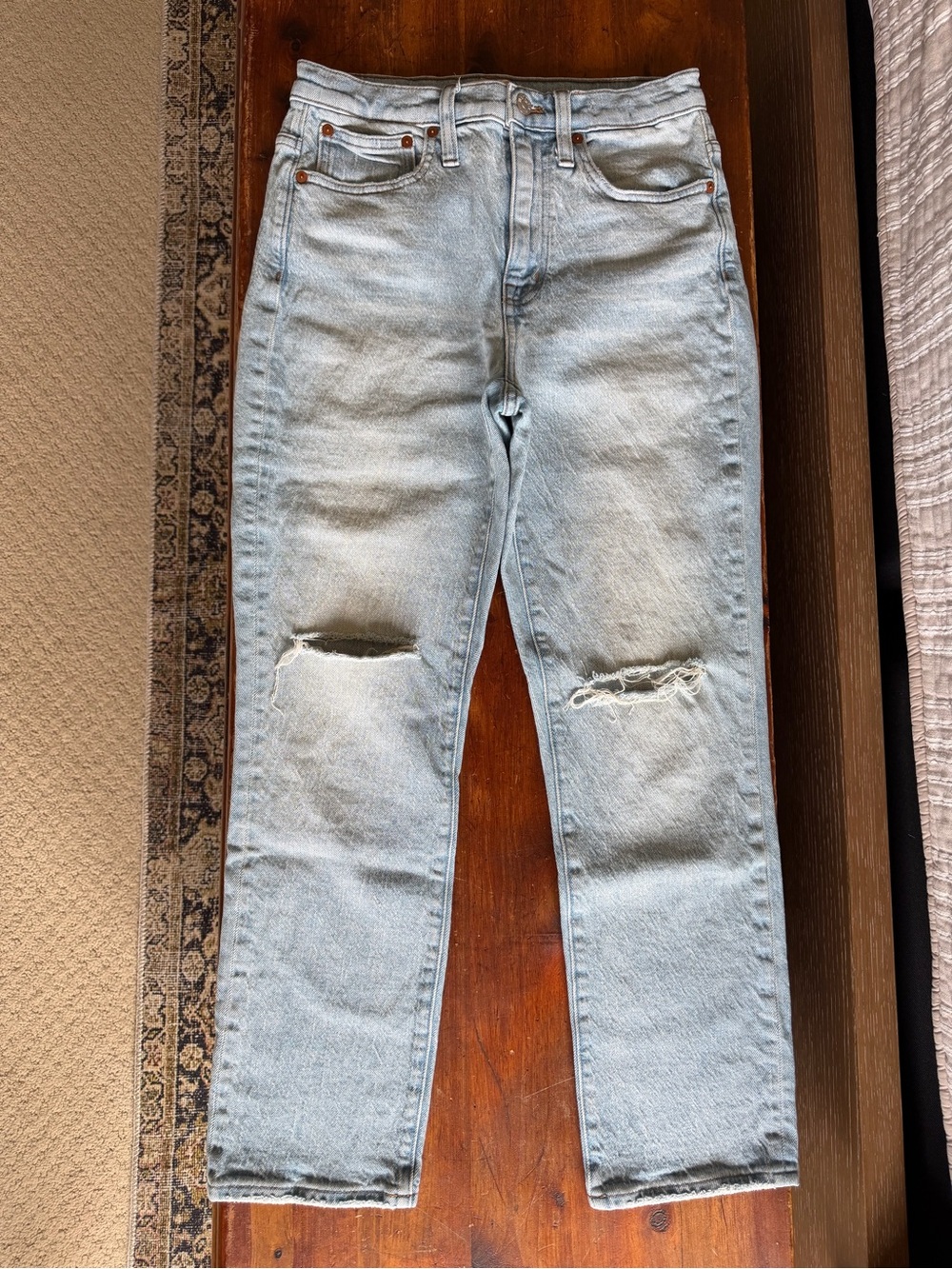 Madewell High Rise Slim Crop Boyjean 25